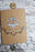 White Lunar Moth Journal Notebook