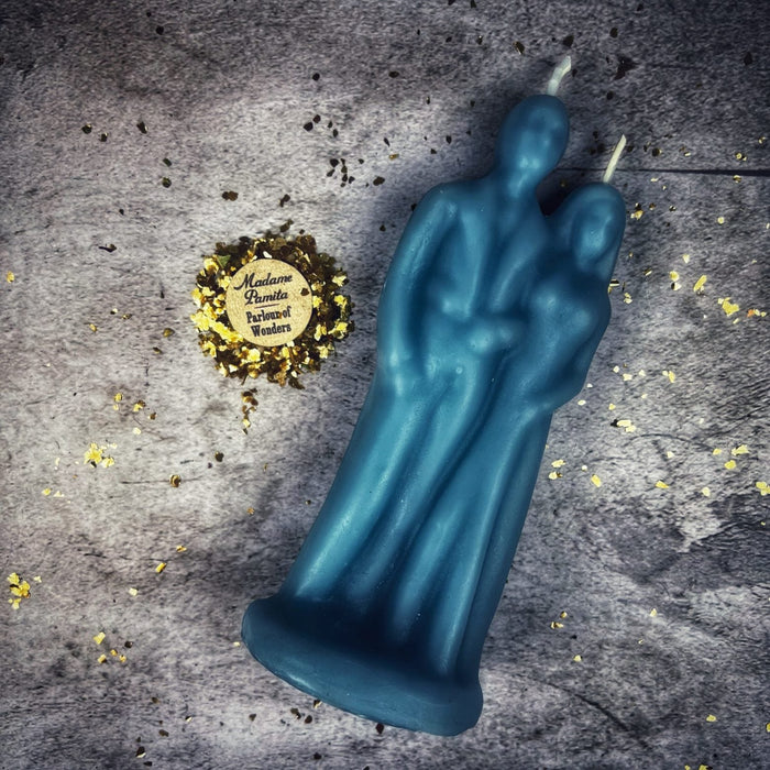 Beeswax Happy Marriage Spell Candle - Commitment & Union Magic