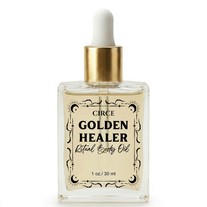Healing Ritual Body Oil — Lavender & Chamomile Oil with Golden Healer Quartz