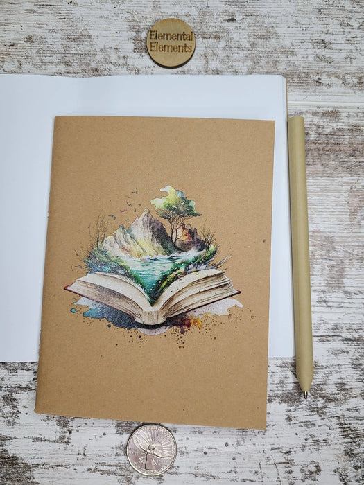 Book Fantasy Island Journal Notebook