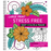 Large Print Easy Color & Frame - Stress Free: Adult Coloring Book with 31 Designs Flowers, Mandalas & Nature Perforated Pages, Spiral Bound Gift for A