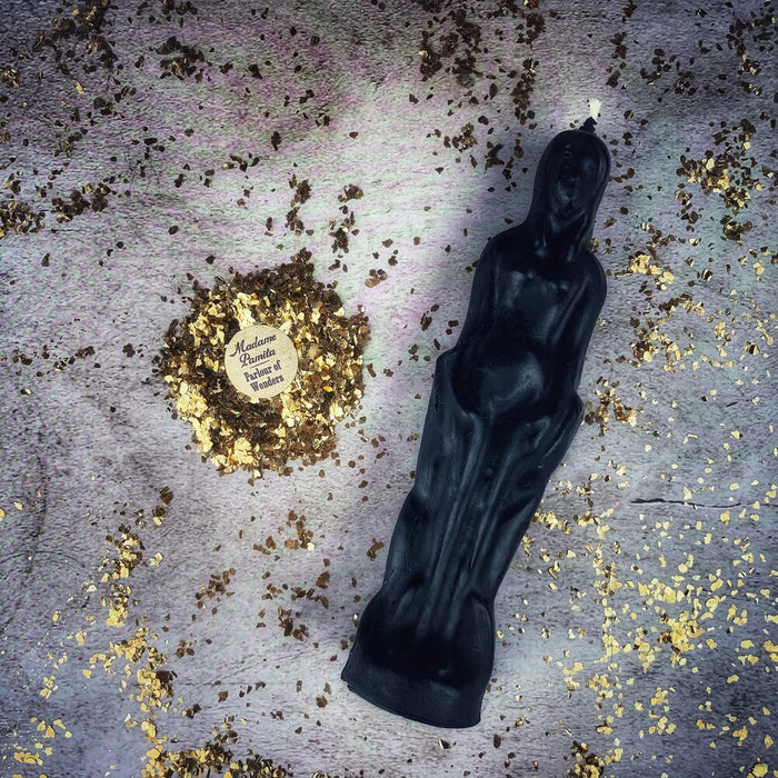 Beeswax Female Figural Spell Candle - Sympathetic Magic & Personal Power